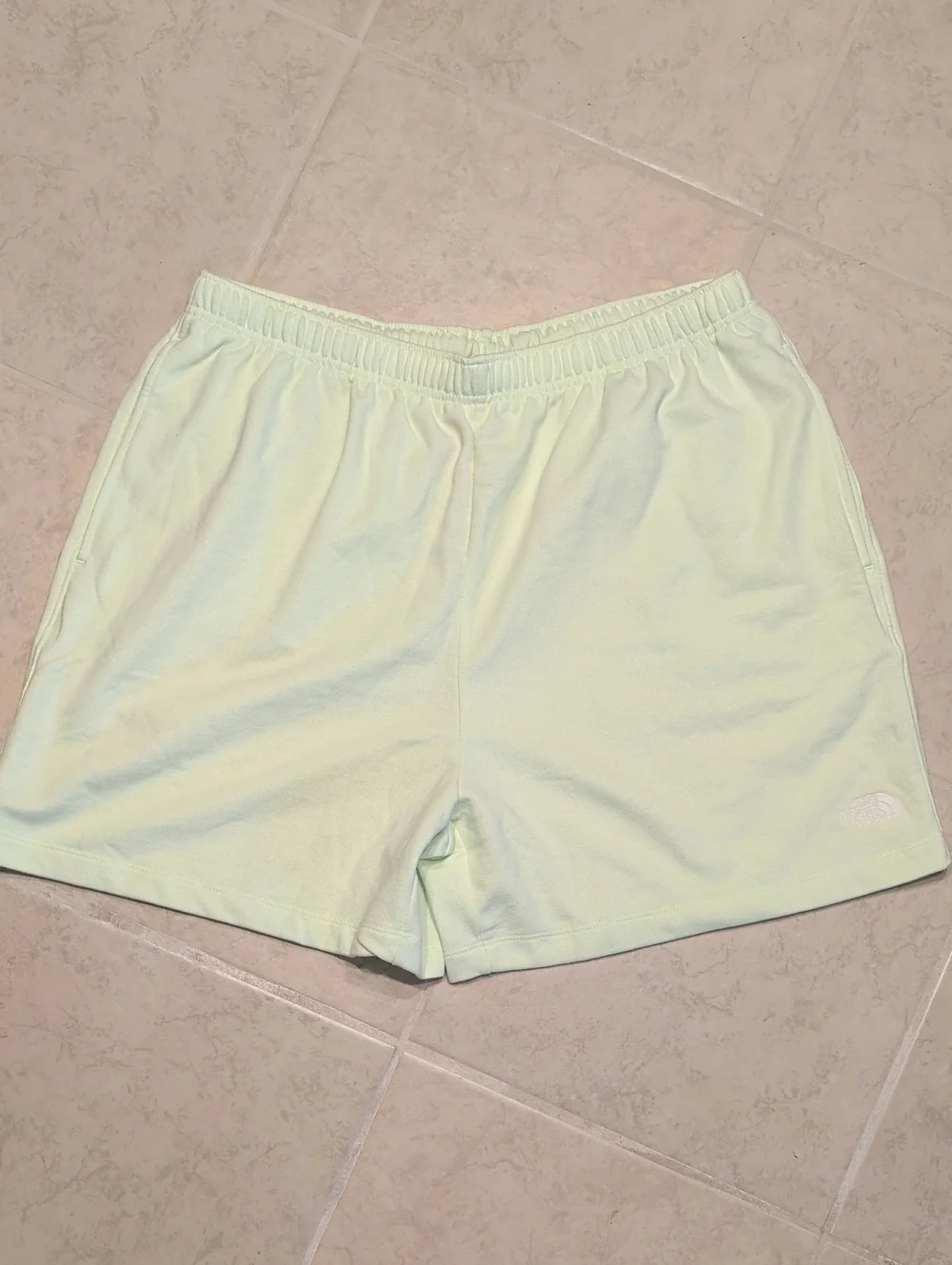 The North Face Men's Fleece Yellow Lime Shorts